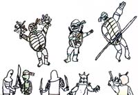 Turtles - Hrdinov z podzem (elvy ninja)